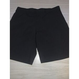 PGA Tour Shorts Mens Size 36 Black Golf Outdoor Active Flat‎ Front Slash Pockets